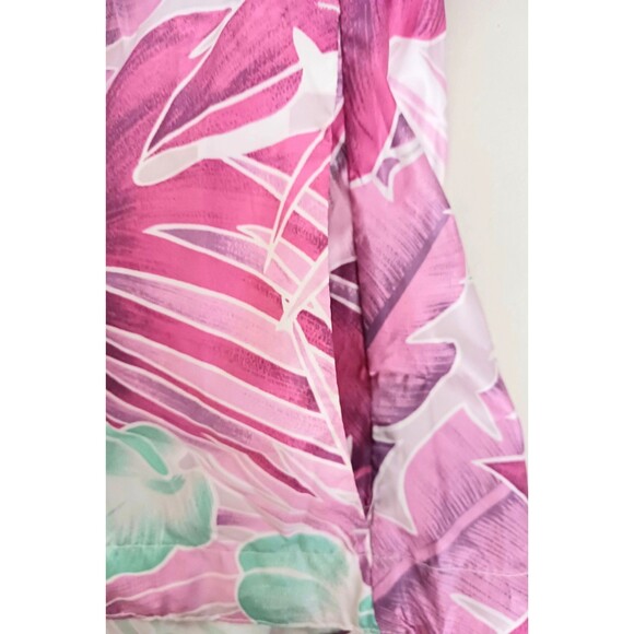 NEW Nike Windrunner Crop Hoodie Nylon Poly Jacket Tropical Floral Sz L - Picture 7 of 12